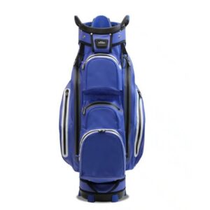 Golfbag in verschiedenen Farbvarianten – rot, grau, blau und schwarz