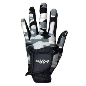 FIT39ex Golfhandschuh Standard in Camouflage und Schwarz für linke oder rechte Hand
