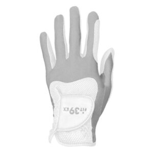 FIT39ex Golfhandschuh Standard in Silber und Weiss für linke oder rechte Hand