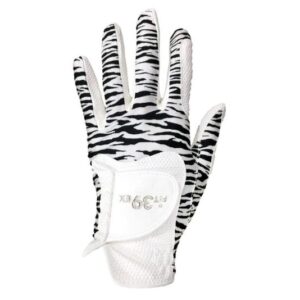 FIT39ex Golfhandschuh Standard in Zebra und Weiss für linke oder rechte Hand
