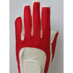 FIT39ex Golfhandschuh Nails in Rot und Weiss für linke oder rechte Hand
