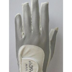 FIT39ex Golfhandschuh Nails in Silber und Weiss für linke oder rechte Hand
