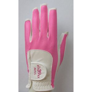 FIT39ex Golfhandschuh Nails in Pink und Weiss für linke oder rechte Hand