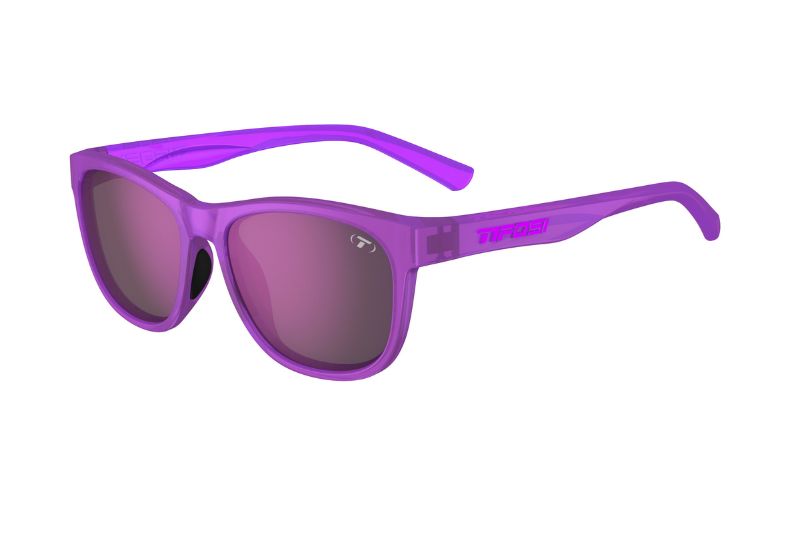 Tifosi Swank Sonnenbrille Purple Punch Frame mit verspiegelten Gläsern Seitenansicht