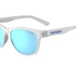 Tifosi Swank – Satin Clear Frame / Polarized Blue Mirror